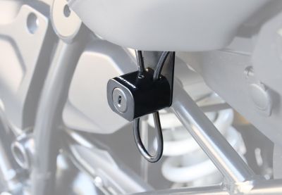 Sistema chiusura caschi con serratura BMW compatibile con R 1200/1250 GSLC/ADVLC