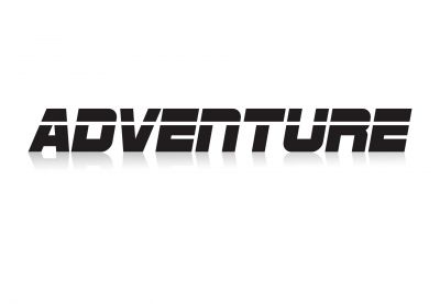 Adventure high visibility sticker for aluminum top case or panniers